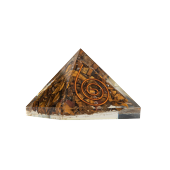 Kaplan Gözü Doğal Taş Organit Piramit - 3cm - 3