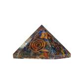 Çakra Doğal Taş Organit Piramit - 4cm - 1