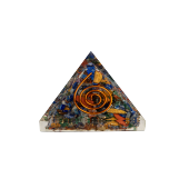 Çakra Doğal Taş Organit Piramit - 4cm - 3