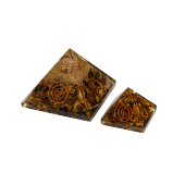 Kaplan Gözü Doğal Taş Organit Piramit - 3cm - 9