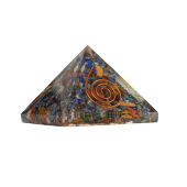 Çakra Doğal Taş Organit Piramit - 4cm - 7