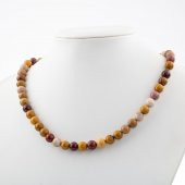 Jasper 8 mm Dizi Doğal Taş Kolye - 1