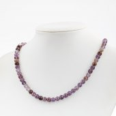 Fantom Kuvars 6 mm Dizi Doğal Taş Kolye - 2