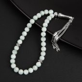 Mavi Larimar Doğal Taş Tesbih 33lük - 8mm - 2