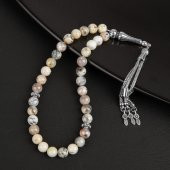 Süt Opal Doğal Taş Tesbih 33lük - 8mm - 2