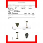 Aventurin Taşı Gua Sha Yüz Masaj Taşı Kaz Ayaklı - 5