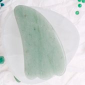 Aventurin Taşı Gua Sha Yüz Masaj Taşı Kaz Ayaklı - 10