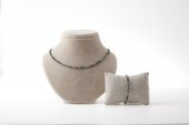 Turkuaz (Firuze) 3-4mm Dizi Kolye Bileklik Takı Seti - 1