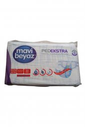 Mavi Beyaz PedEkstra Tekstil Yüzeyli Yetişkin Hasta Bezi Xlarge 30lu paket - 1