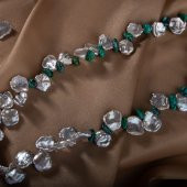 Alina, İnci Firuze Doğal Taş Kolye - 6