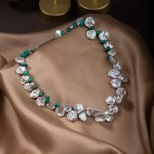 Alina, İnci Firuze Doğal Taş Kolye - 4