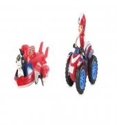 Paw Patrol Kahramanlar Figürlerinden  Kurtarma Uçağı -Ryder Ve Motoru - 1