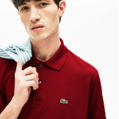Lacoste Erkek Polo T-Shirt BORDO L1212 - 1