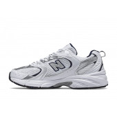 New Balance 530 White Silver Navy - 2