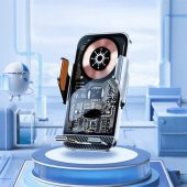 Coofbe Super Şarj 15W Otomatik Açılıp Kapanan Kablosuz Araç Şarjı Araç Telefon Tutucu Titremez Şeffaf - 2