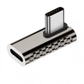 Coofbe Type-C to Type-C Uzatma Adaptörü Dirsek Tip 100W 20Gbps Type-C Çevirici Dönüştürücü Veri Aktarım - 1
