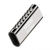 Coofbe Type-C to Type-C Uzatma Adaptörü Dirsek Tip 100W 20Gbps Type-C Çevirici Dönüştürücü Veri Aktarım - 2