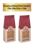 Mehmet Efendi Kurukahveci Colombian Filtre Kahve 500 gr x 2 Adet - 1