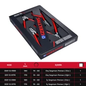 İzeltaş Segman Pense Seti 4 Parça 3335001004 - 1