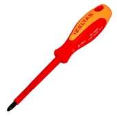 İzeltaş 4,5*80 Elektrikçi İzoleli Yıldız Tornavida 1000V - 4145184580 - 1