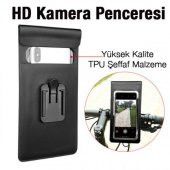 Coofbe Su Geçirmez Tpu Şeffaf Aynaya Takılan Motosiklet Telefon Tutucu Bisiklet Telefon Tutucu - 3
