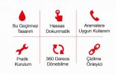 Coofbe Su Geçirmez Tpu Şeffaf Aynaya Takılan Motosiklet Telefon Tutucu Bisiklet Telefon Tutucu - 5