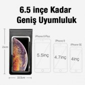 Coofbe Su Geçirmez Tpu Şeffaf Gidona Takılan Motosiklet Telefon Tutucu Bisiklet Telefon Tutucu - 4