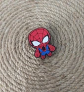 Terlik Süsü Silikon Terlik Sandalet Tokası Marvel Örümcek Adam Süsü Aksesuar - 1