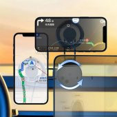 Coofbe Güçlü Mıknatıslı Araç Torpido Üzeri Telefon Tutucu Masaüstü Telefon Standı Laptop Standı - 4