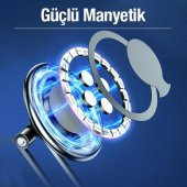 Coofbe Güçlü Mıknatıslı Araç Torpido Üzeri Telefon Tutucu Masaüstü Telefon Standı Laptop Standı - 6