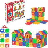 Dede Puzzle City 3D Yapı ve Tasarım Blokları 128 Parça - 2