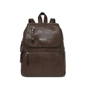 Yıkama Deri Orta Boy Kadın Sırt Çantası 21-K Barcelona 1675 thumbnail 10