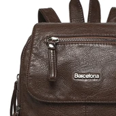 Yıkama Deri Orta Boy Kadın Sırt Çantası 21-K Barcelona 1675 thumbnail 11