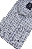 Erkek Ekose Klasik Uzun Kol Gömlek Oxford BGL-ST02990 - 8