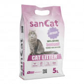 SANCAT Lavanta Kokulu Premium Beyaz Kedi Kumu 5 Lt. - 1