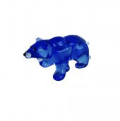 El Yapımı Murano Cam Kutup Ayısı Biblo A06 thumbnail 1