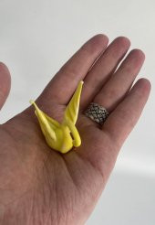 El Yapımı Murano Cam Kuğu Biblo A01 thumbnail 6