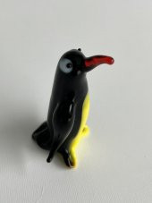 El Yapımı Murano Cam Penguen Biblo A10 thumbnail 4