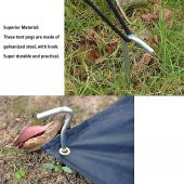 Evolite Tent Pegs 20cm Çelik Çadır Kazığı 6 ad. - 4