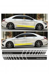 Mercedes Benz İçin Uyumlu Aksesuar Oto Yan Şerit Sticker - 2