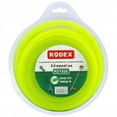 Rodex RDY535 Misina Motorlu Tırpan Yuvarlak Misina 3.5 mm 41 Metre Çim Ot Biçme Teli - 3