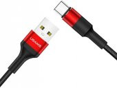 Usams 120Cm 2.0A Usb To Type-C Örgü Kaplama Şarj ve Data Kablosu - 1