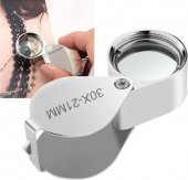 Mini Taşınabilir Lup Büyüteç 30X21MM Kuyumcu Tip Büyüteç Jevelers Loupe Pırlanta Büyüteci - 1