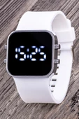 Dijital Bayan Genç Kadın Kol Saat Unisex Erkek Silikon Led Bileklik Saat ST-304325 - 1