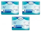 Tena Proskin Slip Plus 6 damla Küçük Boy Small Belbantlı Hasta Bezi 30lu 3 paket / 90 adet - 1