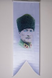 Atatürk  asker Saten kırlangıç 50x150 - 1