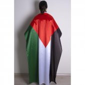 Filistin Milli Gönder Bayrağı Raşel Kumaş Dijital Baskı - 2