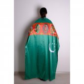 Türkmenistan Milli Gönder Bayrağı Raşel Kumaş Dijital Baskı - 2