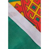 Türkmenistan Milli Gönder Bayrağı Raşel Kumaş Dijital Baskı - 4