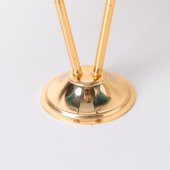 Allah-Muhammed 2li Masa Bayrağı Saten Kumaş Dijital Baskı 15x22,5 cm - 4